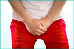 Pain of prostatitis